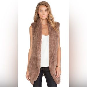 June rabbit fur vest